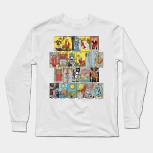 Major Arcana Tarot Cards Long Sleeve T-Shirt